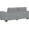 Dvivietė sofa, šviesiai pilka, 180x77x82 cm, audinys