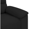 Dvivietė sofa, juoda, 180x81x84 cm, audinys