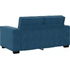 Dvivietė sofa, mėlyna, 160x78x84 cm, aksominis