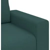 Trivietė sofa, tamsiai žalia, 220x77x82 cm, audinys