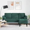 Sofa Sofos komplektas su pagalve Tamsiai žalia Poliesteris