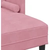 Sofa Sofos komplektas su pagalve Rožinė Poliesteris