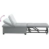 Ištraukiama sofa-lova Šviesiai pilka 194 x 50 x 82 cm audinys