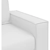 Dvivietė sofa Baltas 180 cm Dirbtinė oda
