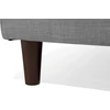 Beliani Trivietė kampinė sofa ELVENES, šviesiai pilka, kairinė