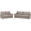 Sofa Beliani 5 vietų svetainės baldų komplektas RONNEBY šviesiai rudas