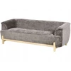 Sofa Beliani 5 vietų svetainės baldų komplektas ALNOR, šenilinis, rudas