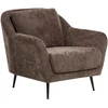 Sofa Beliani Trijų vietų svetainės baldų komplektas EIBY, šenilio audinys, tamsiai rudas