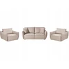 Sofa Beliani 5 vietų poilsio baldų komplektas KUNES smėlio spalvos