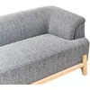 Sofa Beliani 5 vietų minkštų baldų komplektas ALNOR tamsiai pilkas