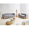 Sofa Beliani 5 vietų minkštų baldų komplektas ALNOR tamsiai pilkas