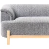 Sofa Beliani 5 vietų minkštų baldų komplektas ALNOR tamsiai pilkas