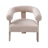 Sofa Beliani Svetainės komplektas ILBRO Boucle šviesiai smėlio spalvos