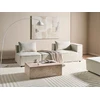 Sofa Beliani Vienvietis modulis AXEBO, kreminės baltos spalvos Boucle