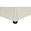 Sofa Beliani ARDAL kampinis modulis dešininis, kreminė balta spalva, velvetas
