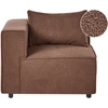 Sofa Beliani Kampinis modulis AXEBO rudas bouclé