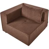 Sofa Beliani Kampinis modulis AXEBO rudas bouclé