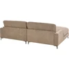 Beliani Trivietė kampinė sofa MALOY, ruda, dešininė