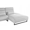 Beliani 4 vietų kampinė sofa IKAST šviesiai pilka, kairinio tipo