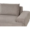 Beliani Kampinė sofa 4 asmenims MARIFERD šviesiai ruda kairinė