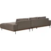 Beliani 4 vietų kampinė sofa MARIFERD ruda, kairinė