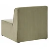 Beliani Modulinė 4 vietų kampinė sofa LEMVIG dešininė, žalias velvetas