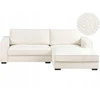 Beliani Kampinė sofa RENDERS Boucle kreminės spalvos kairinė