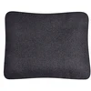 Beliani Išskleidžiamas trijų vietų kampinė sofa NASSJO, sintetinis linas, juoda, dešininė