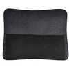 Beliani Išskleidžiamas trijų vietų kampinė sofa NASSJO, sintetinis linas, juoda, dešininė
