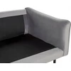 Sofa Beliani Poilsio komplektas 4 asmenims VINTERBRO, veliūras, pilkas