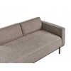 Sofa Beliani Šezlongas SAVASSE sintetinio lino rudas