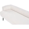 Sofa Beliani Kairysis šezlongas MIRMANDE Boucle kreminės baltos spalvos