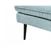 Beliani Dešininė gulto sofa YERRES mėlyna