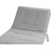 Sofa Beliani Šezlongas LOIRET veliūras šviesiai pilkas