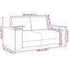 Dvivietė sofa Kapučino 160 cm Dirbtinė oda