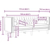 Dvivietė chesterfield sofa su pagalvėlėmis, kreminė, aksomas