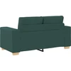Dvivietė sofa, tamsiai žalia, 160x77x82 cm, audinys