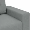 Dvivietė sofa, šviesiai pilka, 160x77x82 cm, audinys