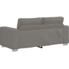 Dvivietė sofa, šviesiai pilka, 180x77x82 cm, velvetas, audinys
