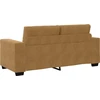 Dvivietė sofa, ruda, 180x77x82 cm, aksominė