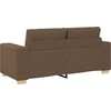 Dvivietė sofa, ruda, 180x77x82 cm, audinys