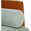 Dvivietė sofa su pagalvėlėmis, šviesiai pilka, 110 cm, aksomas