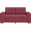 Dvivietė sofa, vyno raudonumo, 160x77x82 cm, audinys
