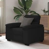 Sofa-kėdė, juoda, 100x81x84 cm, audinys