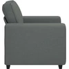 Sofa-kėdė, tamsiai pilka, 100x77x82 cm, audinys
