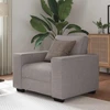 Sofa Sofos krėslas, pilkai rudas, 100x77x82 cm, audinys