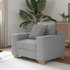 Sofa-kėdė, debesų pilka, 100x78x80 cm, audinys