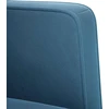 Fotelis Sofa-kėdė su porankiais, mėlyna, 53 cm, aksomas