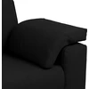 Dvivietė sofa Juodas 180 cm audinys