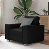 Sofa Kėdė Juodas 100 cm Dirbtinė oda